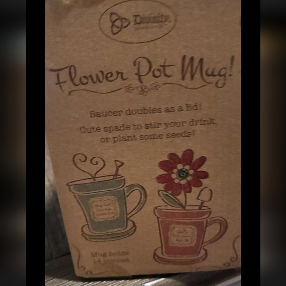 Nurse Coffee Mug Cup Flower Box Set Divinity Blue Nurse 14 ozs w Lid & Spoon NEW - Picture 6 of 7